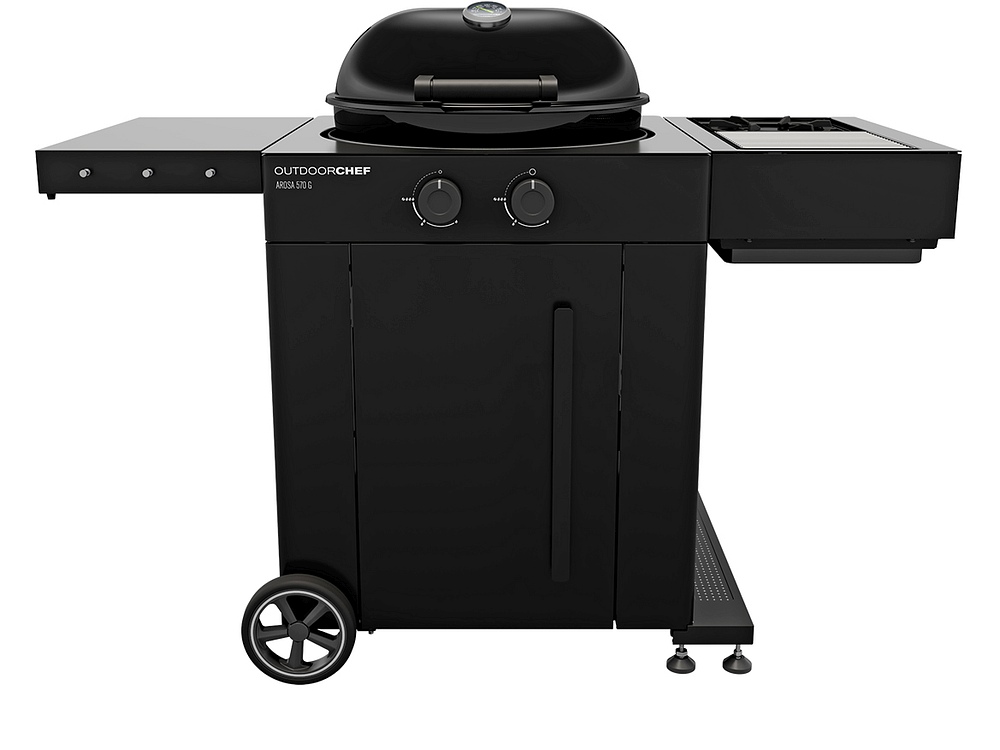 OUTDOORCHEF AROSA 570 G EVO PLUS BLACK inkl. Cooking Blazing Zone