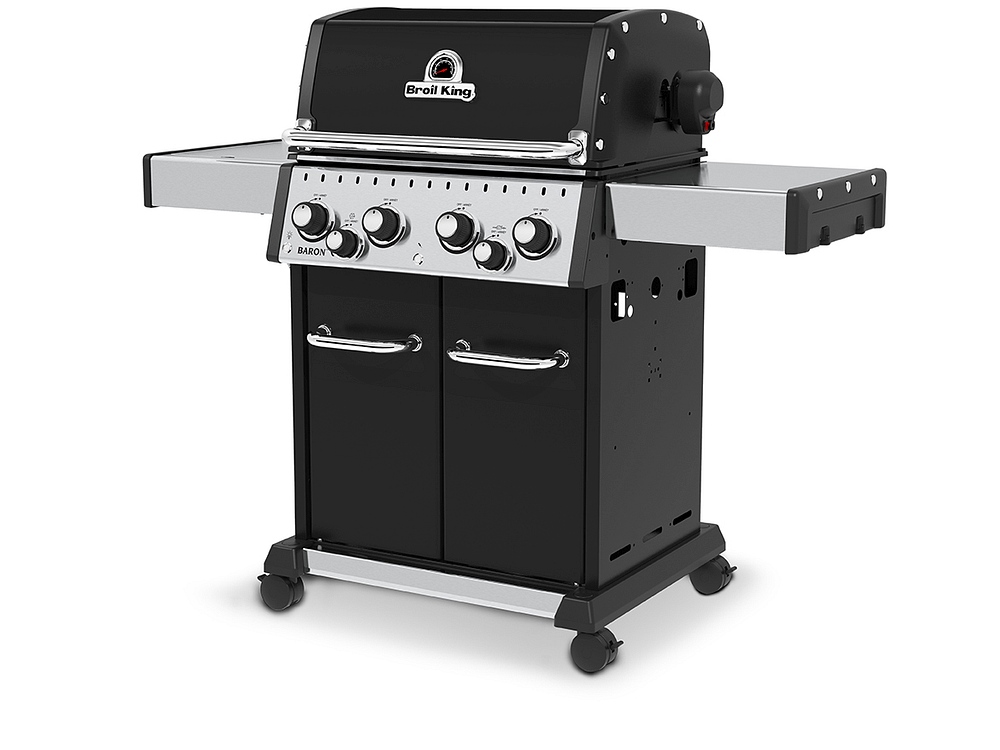 Broil King BARON 490 BLACK inkl. Drehspieß Neues Modell Sonderverkauf