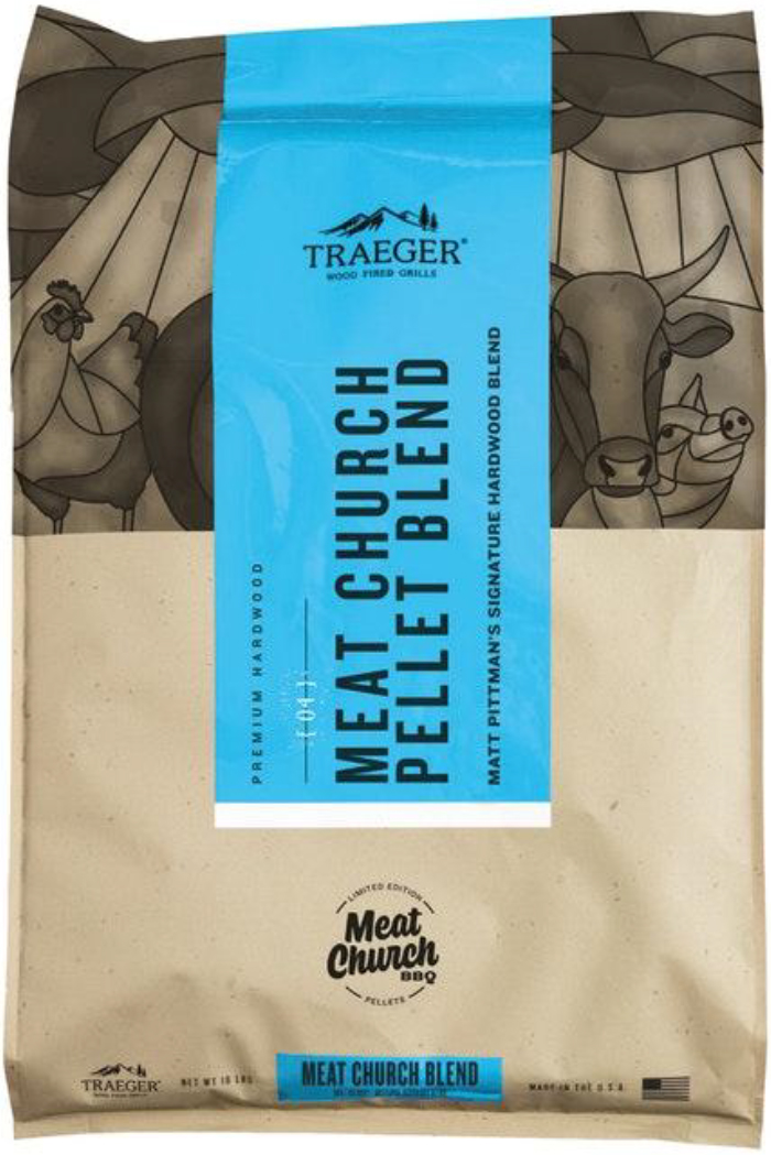 Traeger Hartholz Pellets Meat Church 8 kg