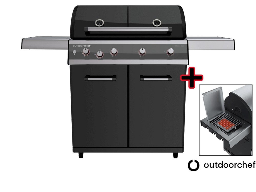 OUTDOORCHEF DUALCHEF 425 G SCHWARZ INKL BLAZING ZONE