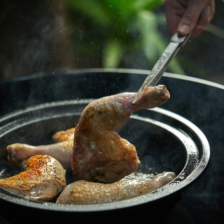 OUTDOORCHEF Barbecue Pfanne mit Tajine