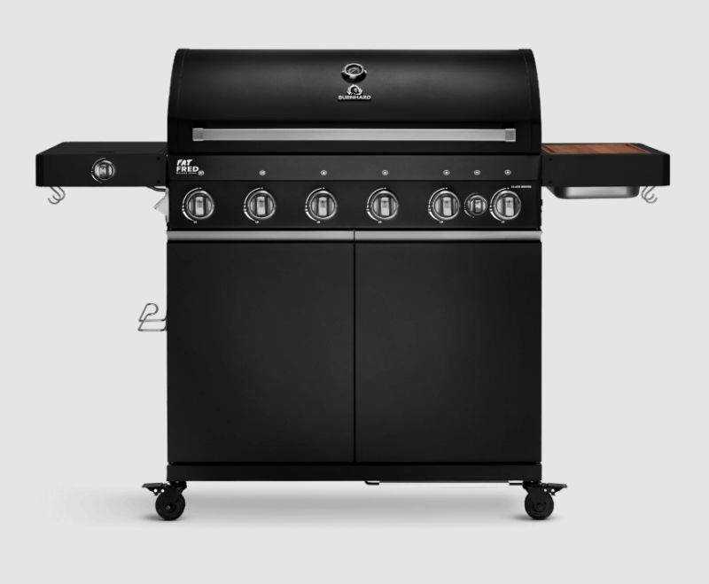Burnhard Fat FRED Deluxe Gasgrill 6-Brenner (Black)
