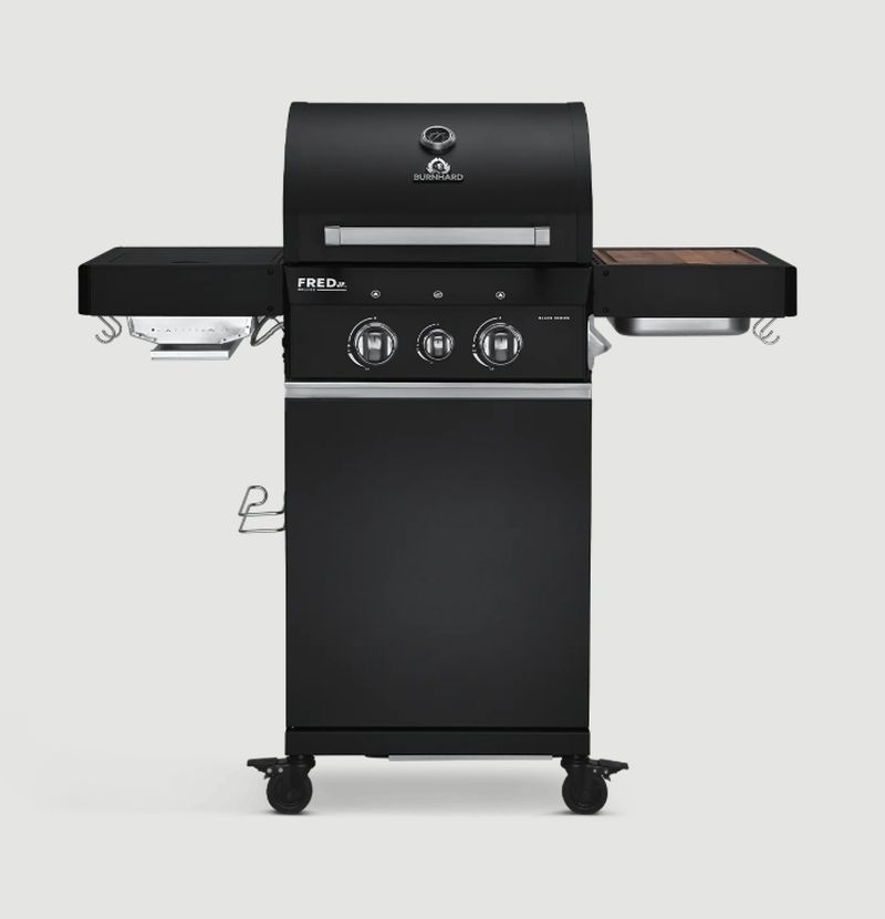 Burnhard FRED Jr. Deluxe Gasgrill 2-Brenner (Black)