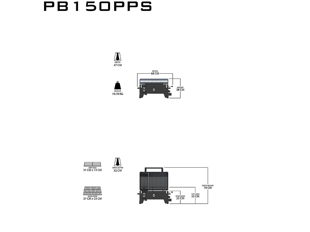 Pit Boss 150 Navigator Pelletgrill