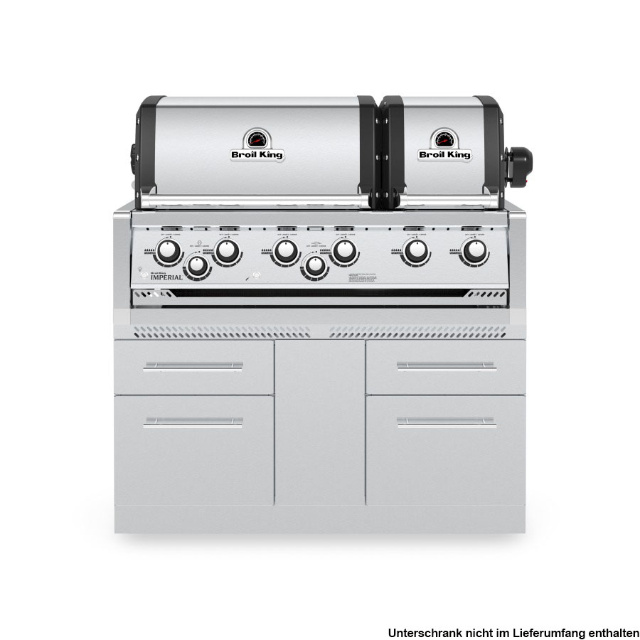 Broil King IMPERIAL™ S690 XL PRO Built In inkl. Drehspieß und Beleuchtung