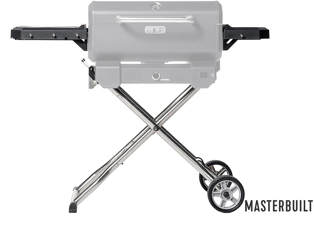 Masterbuilt Klappbarer Unterwagen für Tragbaren Holzkohlegrill - Portable mit Seitenablagen