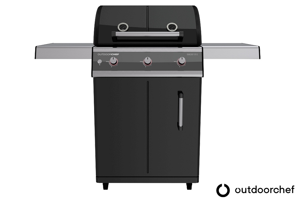 OUTDOORCHEF DUALCHEF 315 G SCHWARZ