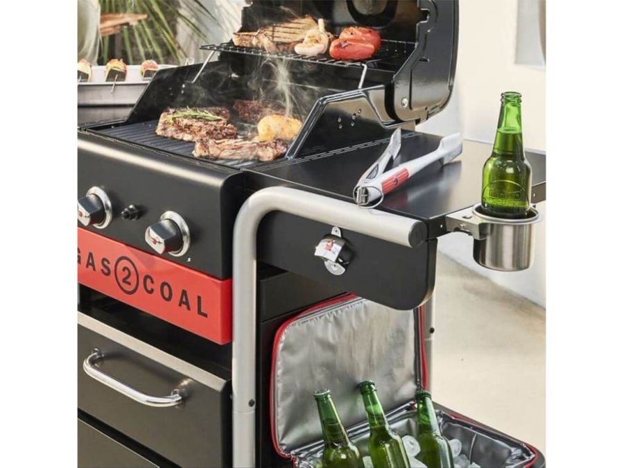 Char-Broil Gear Trax® Flaschenhalter und -öffner