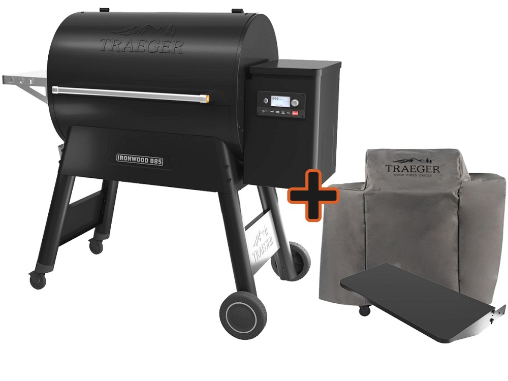 Traeger Pelletgrill Ironwood D2 885 Schwarz