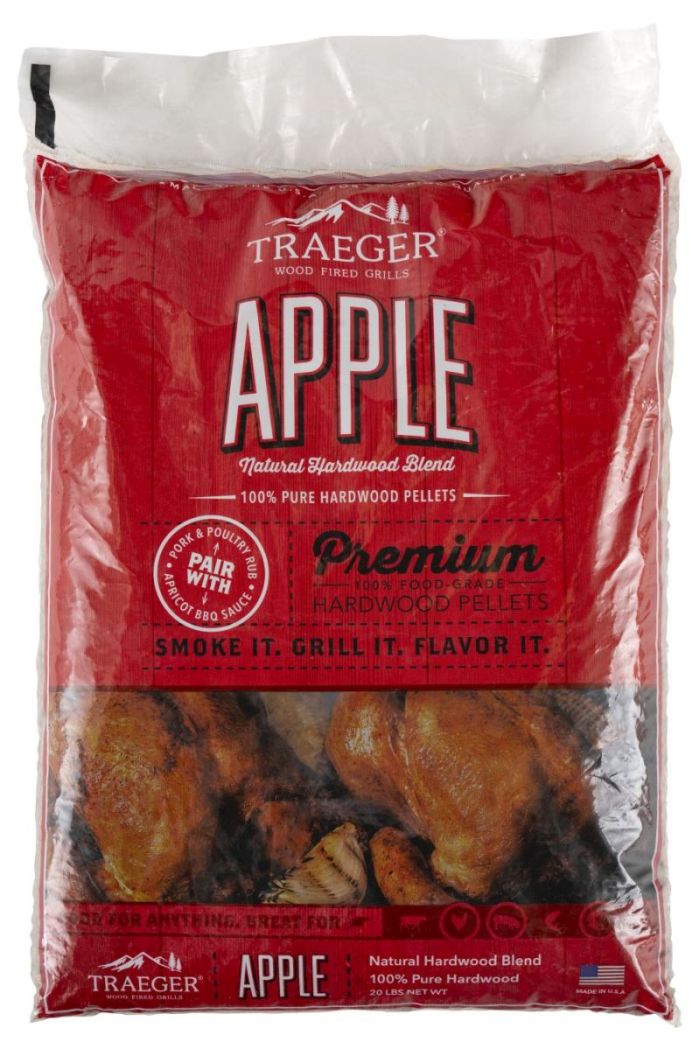 Traeger Hartholz Pellets Apfel 9 kg