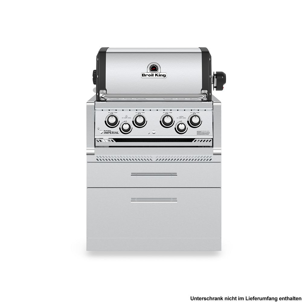 Broil King IMPERIAL™ S490 PRO Built In inkl. Drehspieß und Beleuchtung