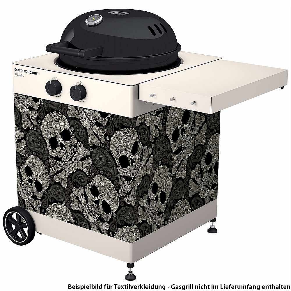 OUTDOORCHEF Arosa Textilverkleidung Skull Paisley