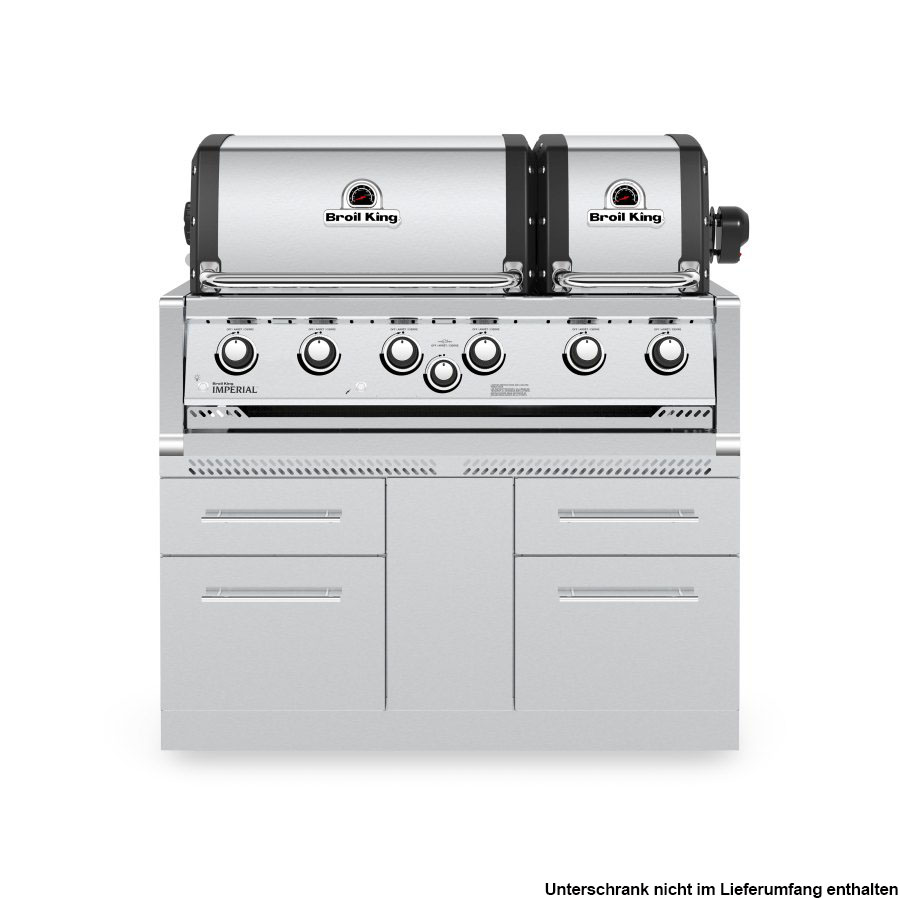 Broil King IMPERIAL™ S670 XL PRO Built In inkl. Drehspieß und Beleuchtung