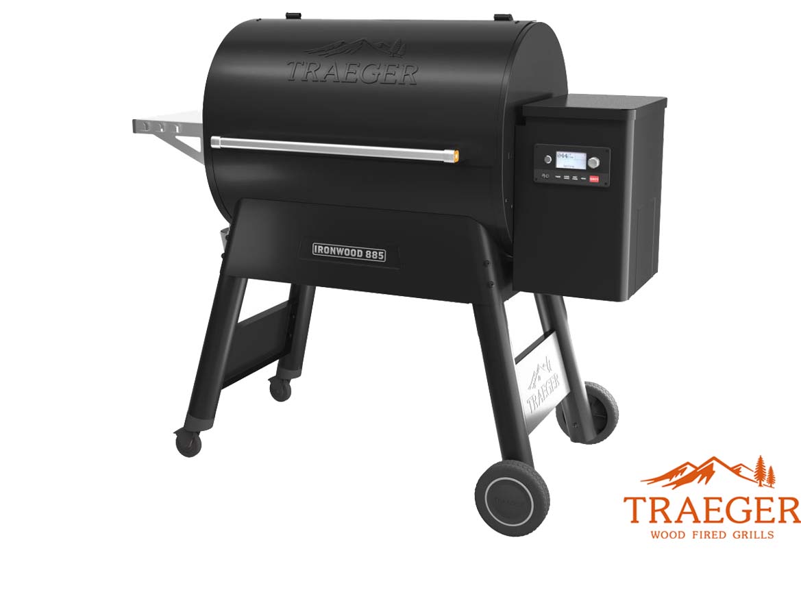 Traeger Pelletgrill Ironwood D2 885 Schwarz