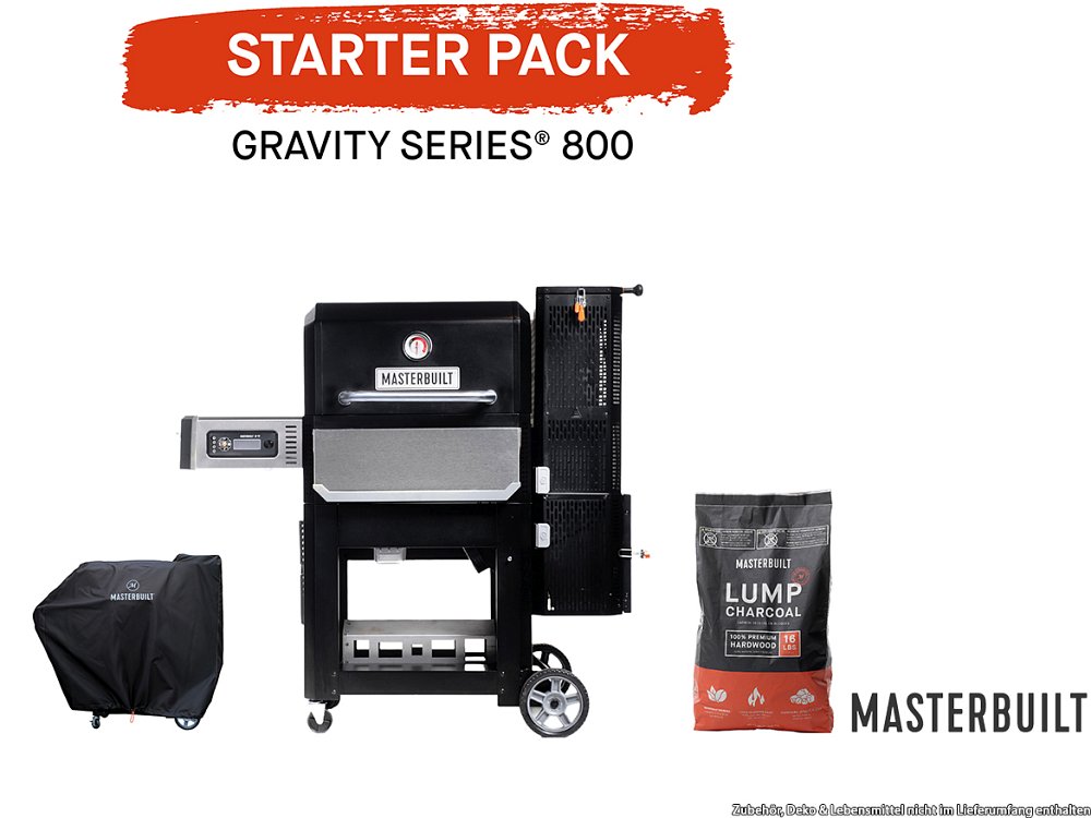 Masterbuilt Gravity 800 Griddle Digitaler Holzkohlegrill & Smoker