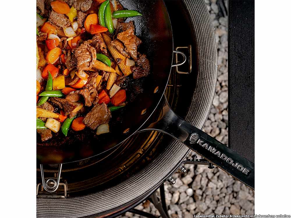 Kamado Joe Karbon Stahl Wok Pfanne