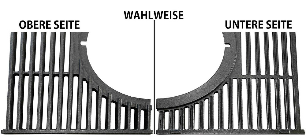 Coobinox Gusseiserne Grillroste mit Wok Einsatz für Napoleon Rogue 525