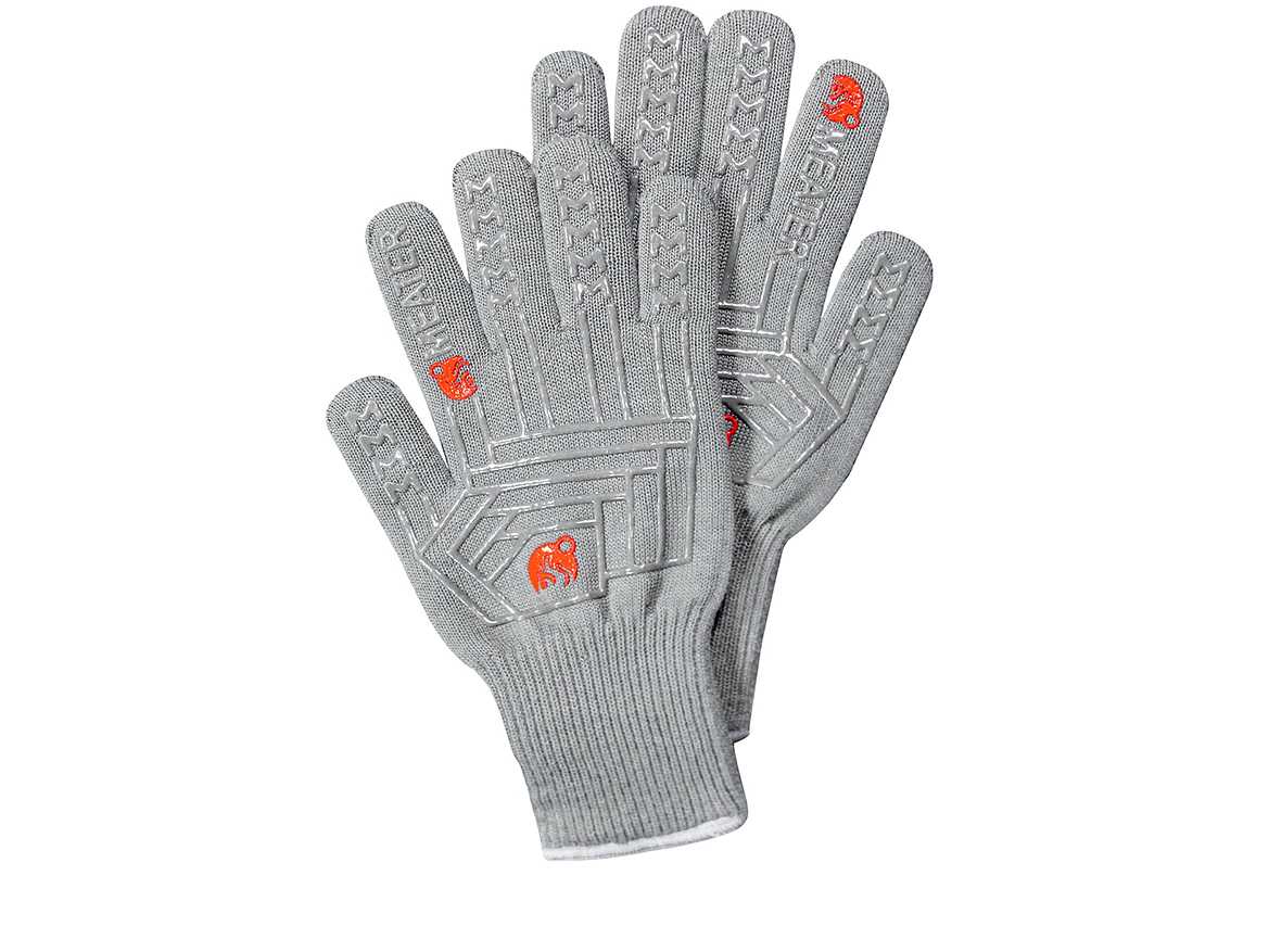 MEATER Grillhandschuhe grau (2 Stück) Handschuh