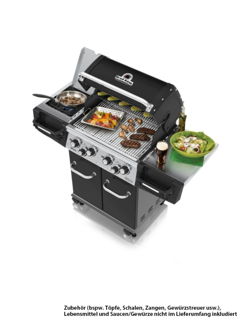 Broil King REGAL™ 490 BLACK inkl. Drehspieß Neues Modell