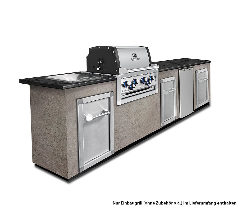 Broil King IMPERIAL™ S490 PRO Built In inkl. Drehspieß und Beleuchtung