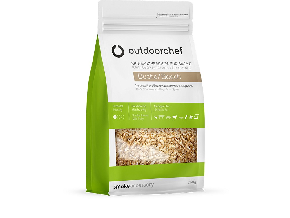 OUTDOORCHEF Räucherchips für Smoke, Buche