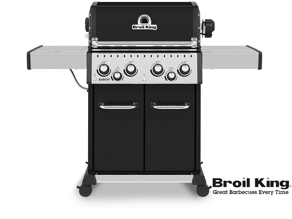 Broil King BARON 490 BLACK inkl. Drehspieß Neues Modell Sonderverkauf