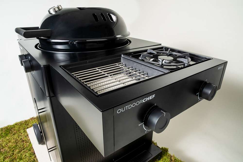 OUTDOORCHEF BLAZING-/COOKING ZONE KIT PLUS AROSA EVO BLACK