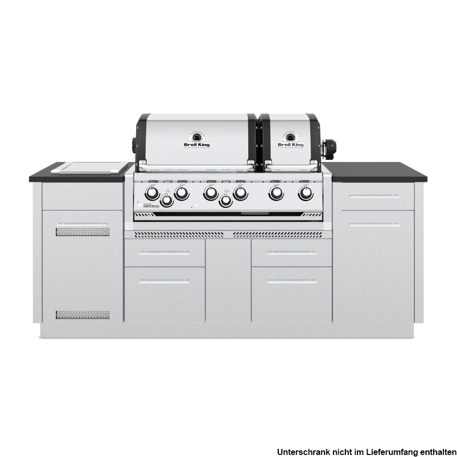 Broil King IMPERIAL™ S690 XL PRO Built In inkl. Drehspieß und Beleuchtung