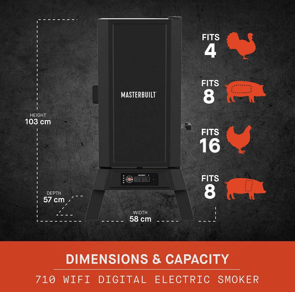 Masterbuilt Digitaler Elektro Wlan Räucherofen 710 - Digital Smoker