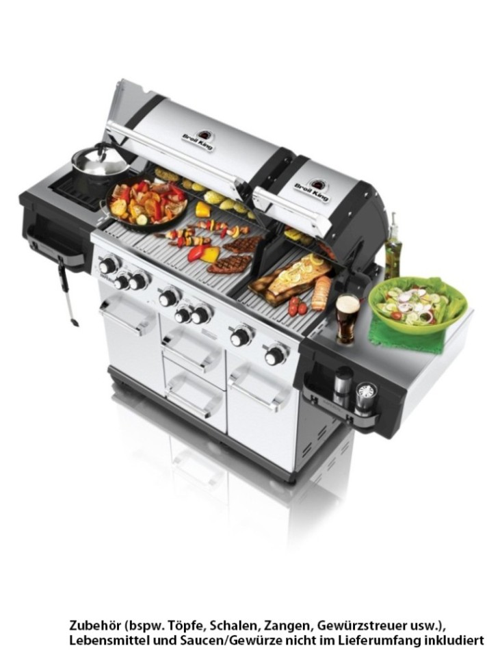 Broil King IMPERIAL™ S690 XL PRO IR inkl. Infrarot Seitenbrenner und Drehspieß