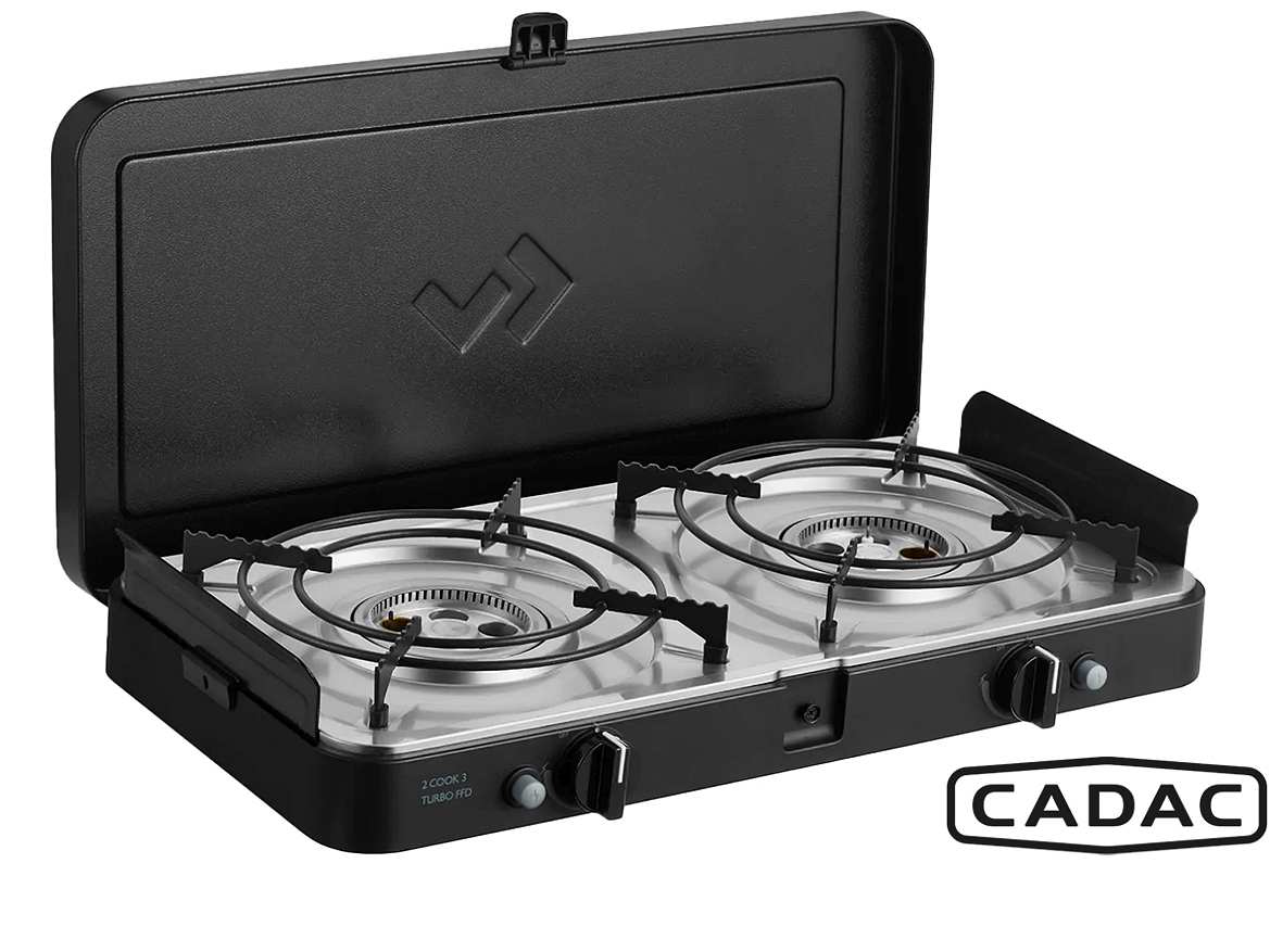 Cadac Camping Gaskocher 2-Cook 3 Turbo FFD Stove 50mbar 