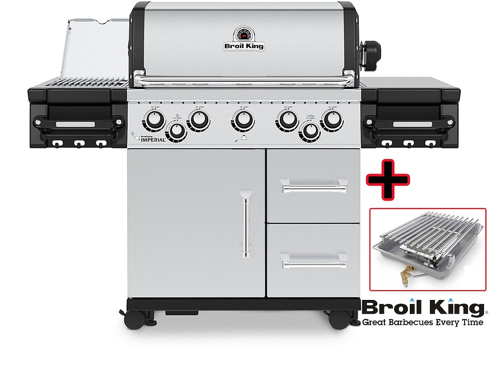 Broil King IMPERIAL™ S590 PRO IR inkl. Infrarot Seitenbrenner und Drehspieß