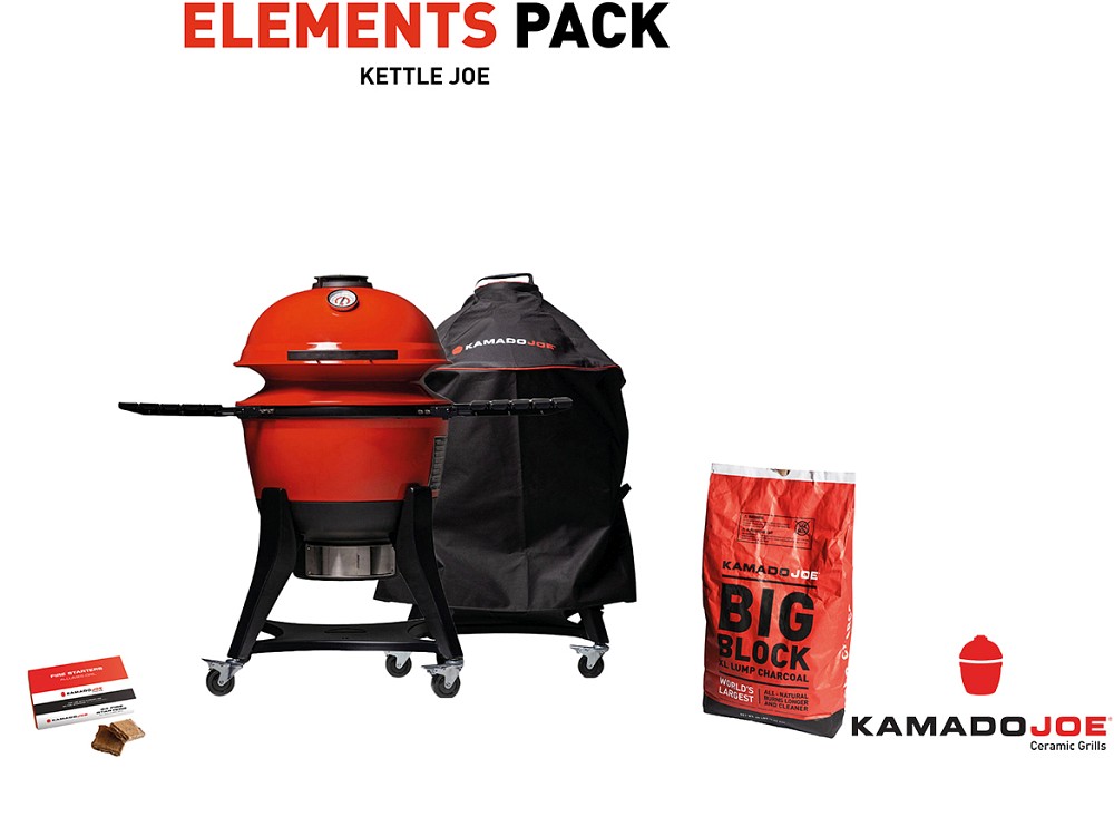 Kamado Joe KETTLE JOE Holzkohle Keramik Kugelgrill