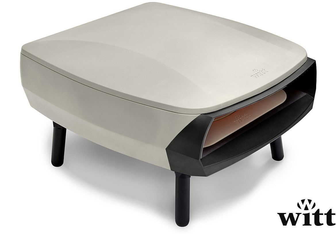 Witt Gas Pizzaofen Etna Rotante Sandstein / creme mit rotierendem Stein (16")