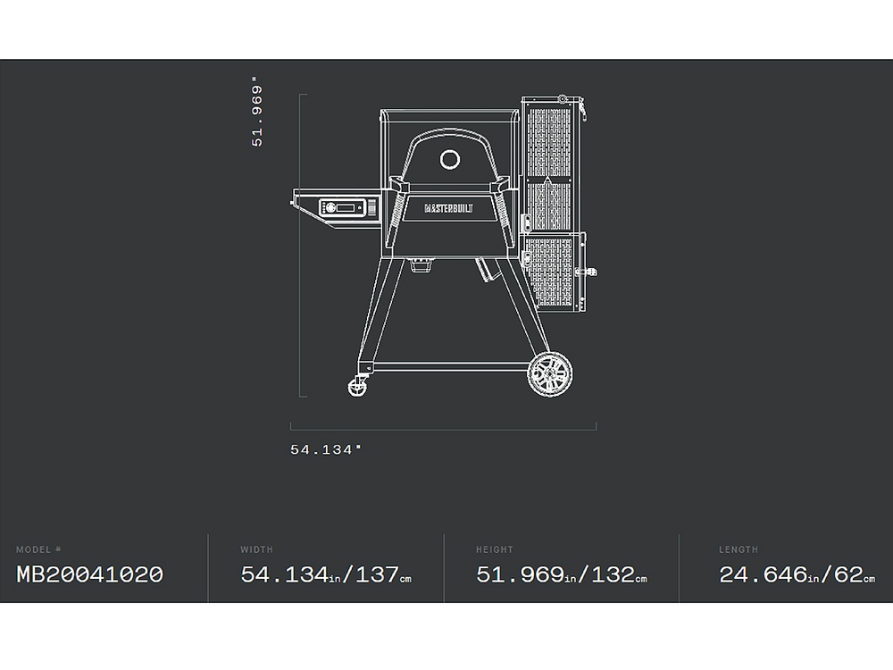 Masterbuilt Gravity 560 Digitaler Holzkohlegrill & Smoker