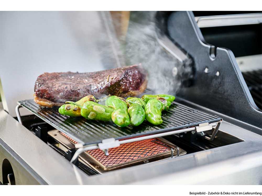 OUTDOORCHEF Blazinglas L für Outdoorchef Dualchef, Napoleon Freestyle / Rogue XT, Broil King Infrarotbrenner, Burnhard Earl, Coobinox FLEXTREME, Grillfürst G-Modelle, Santos S-Serie, Rösle Prime Zone Videro