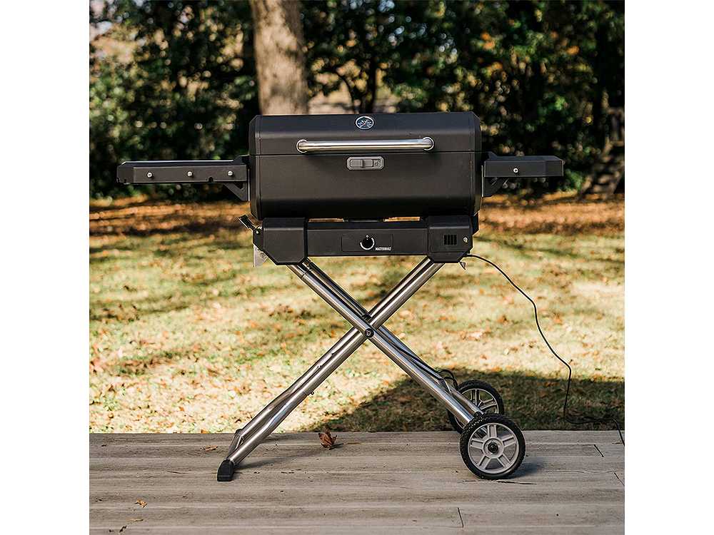 Masterbuilt Klappbarer Unterwagen für Tragbaren Holzkohlegrill - mit Seitenablagen