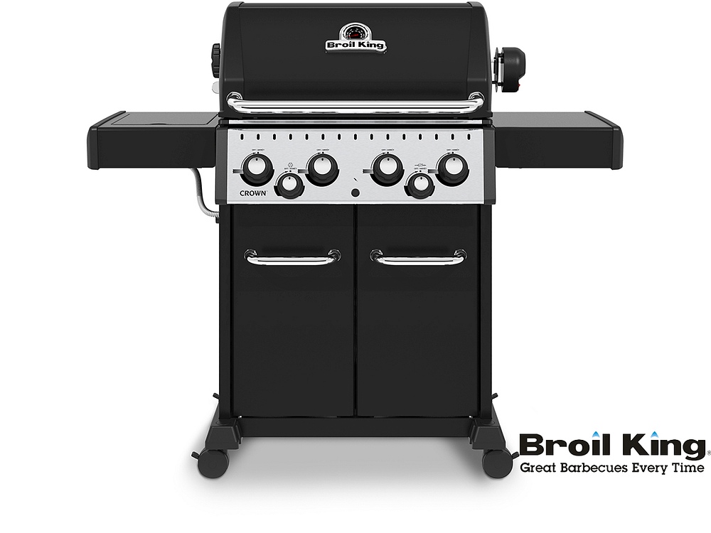 Broil King CROWN 490 BLACK inkl. Drehspieß