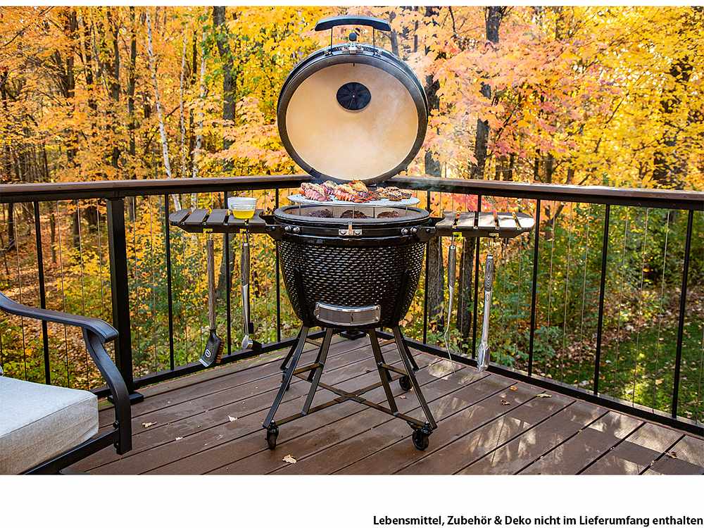 Pit Boss K24 Kamado schwarz Keramikgrill PBK24