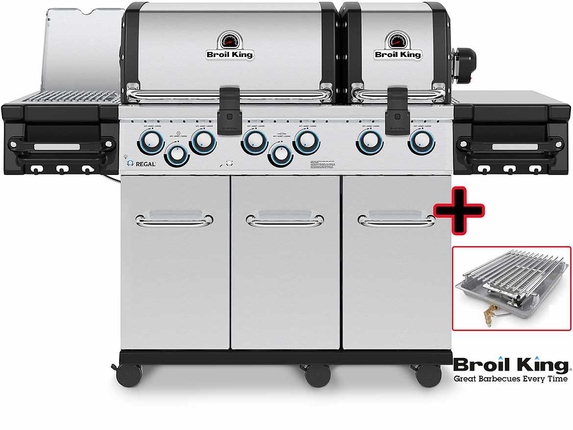 Broil King REGAL S690 IR inkl. Infrarot Seitenbrenner und Drehspieß Neues Modell