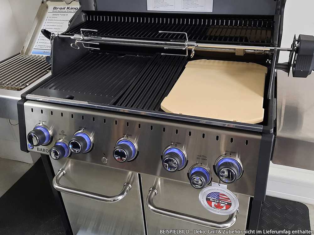 Broil King Pizzastein rechteckig für CROWN/BARON