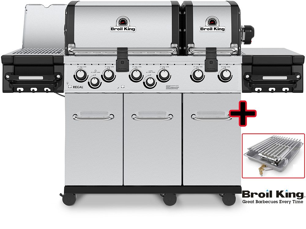 Broil King REGAL S690 IR inkl. Infrarot Seitenbrenner und Drehspieß Neues Modell