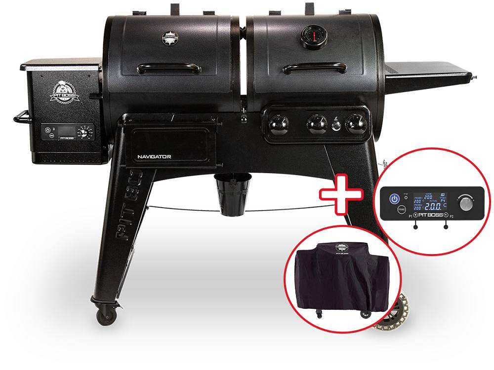 Pit Boss Navigator Combo Pellet & Gas 1230