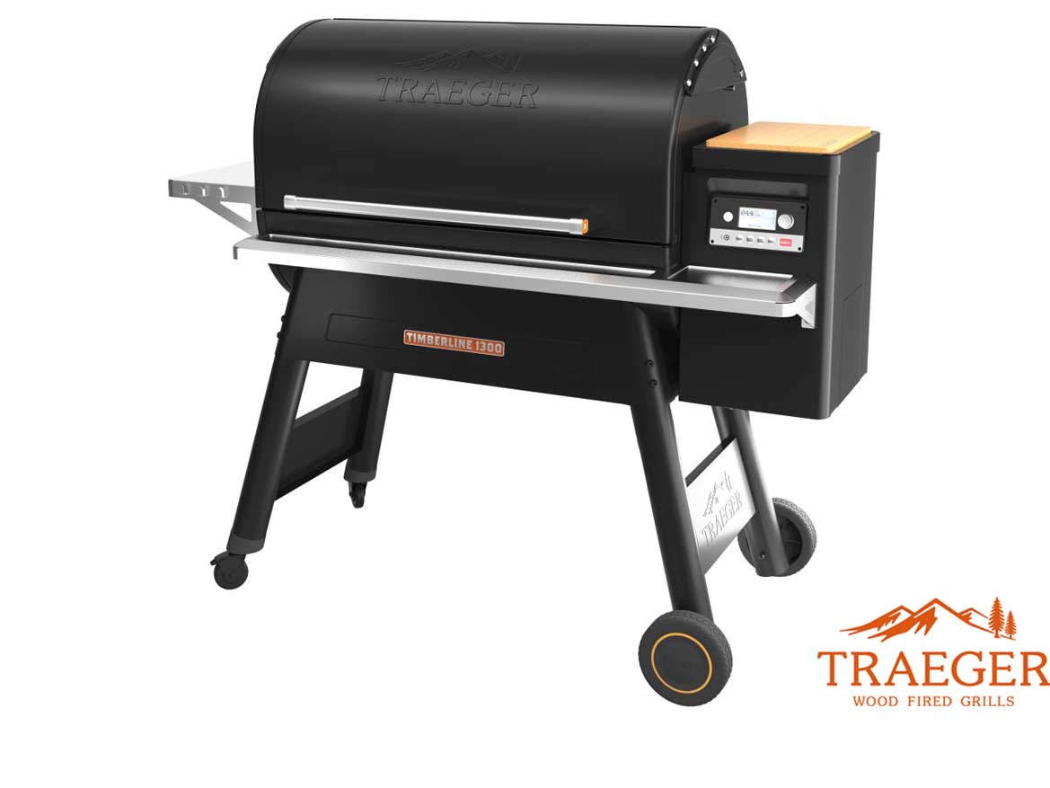 Traeger Pelletgrill Timberline D2 1300 Schwarz Aussteller