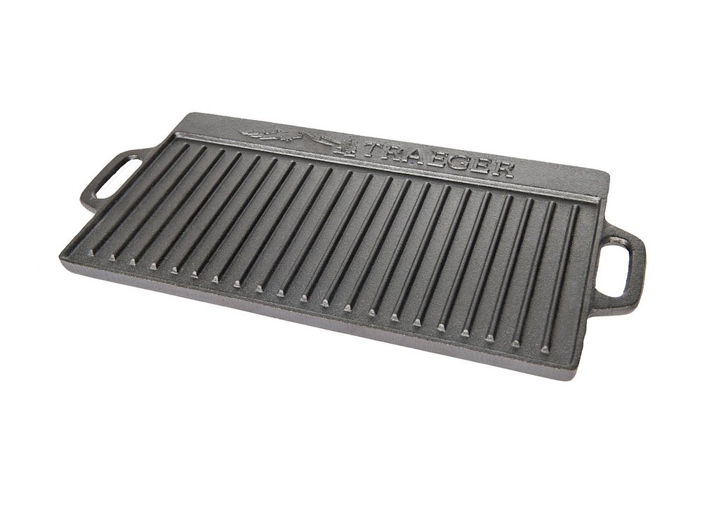 Traeger Gusseiserne Grillplatte, wendbar 50,8 cm x 22,86 cm