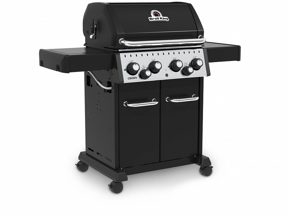 Broil King CROWN 490 BLACK inkl. Drehspieß