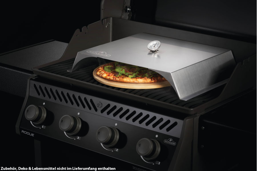 Napoleon Pizzaaufsatz / Ofen aus Edelstahl für Gasgrills
