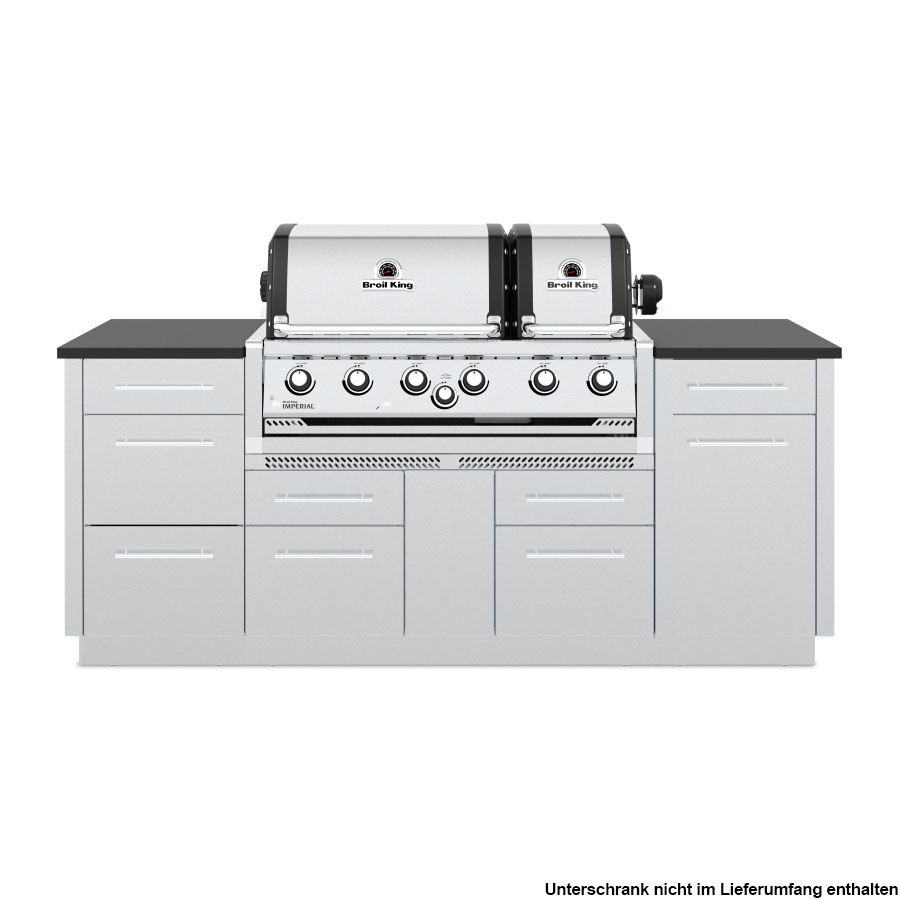 Broil King IMPERIAL™ S670 XL PRO Built In inkl. Drehspieß und Beleuchtung