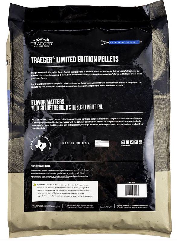 Traeger Hartholz Pellets Brisket Blend