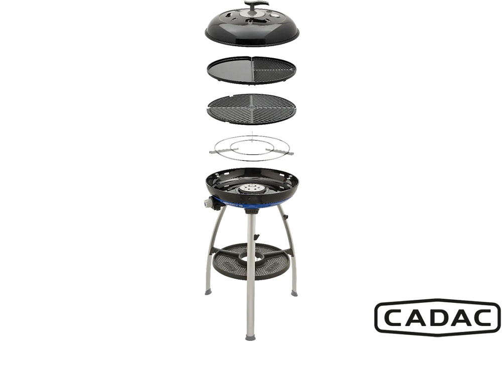 Cadac Carri Chef 50 BBQ + Grill2Braai + Dome 50 mbar